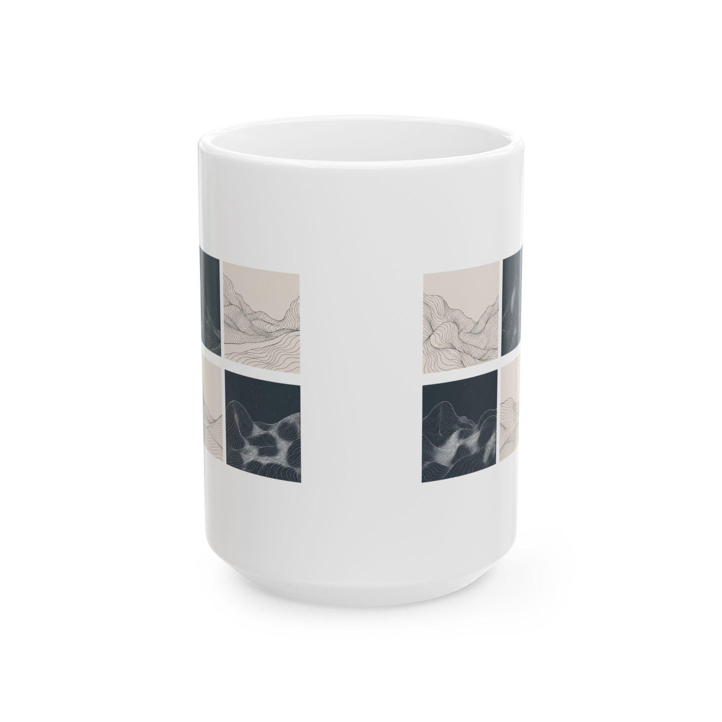Waves Ceramic Mug, (11oz, 15oz)