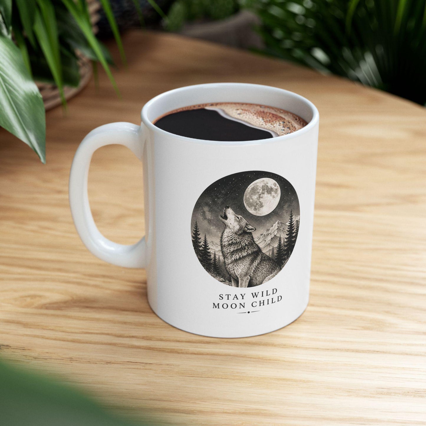 Stay Wild Moon Child Ceramic Mug