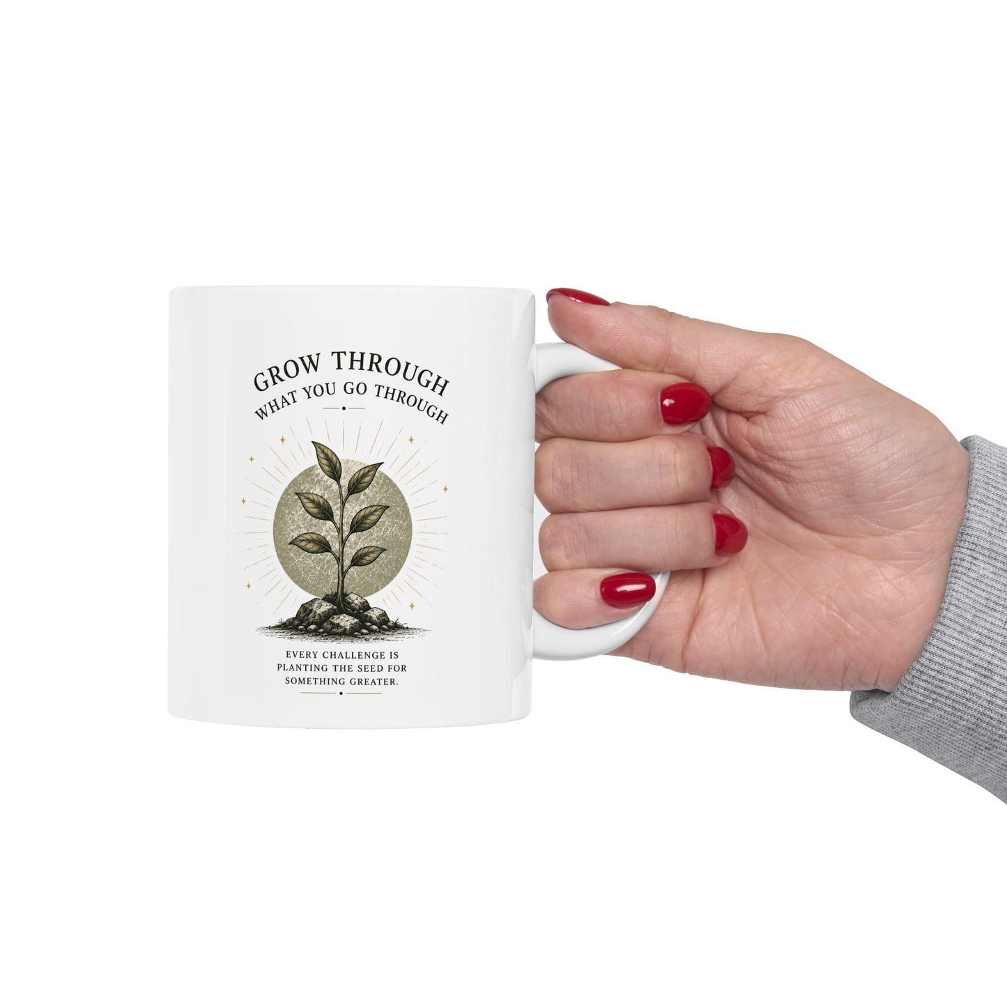 Celtic Moon Phases Mug | Celestial Mooncycle Ceramic Mug 11oz 15oz