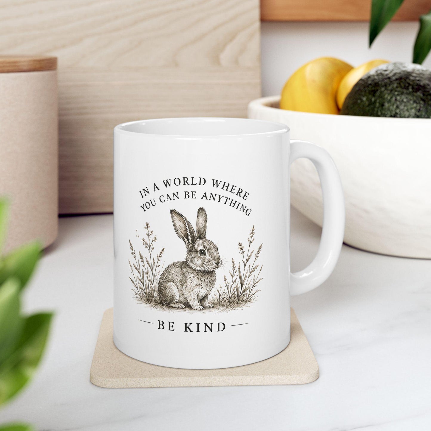 Be Nice Ceramic Coffee Cup
