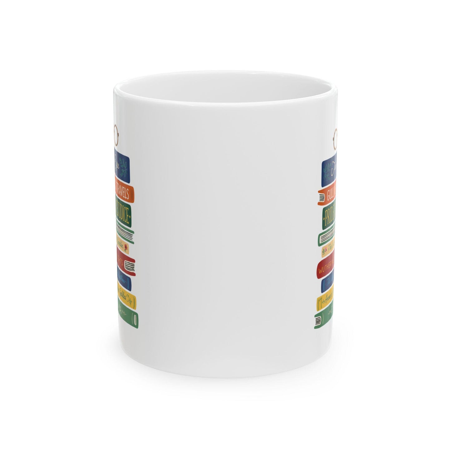 Booklovers Ceramic Mug, (11oz, 15oz)