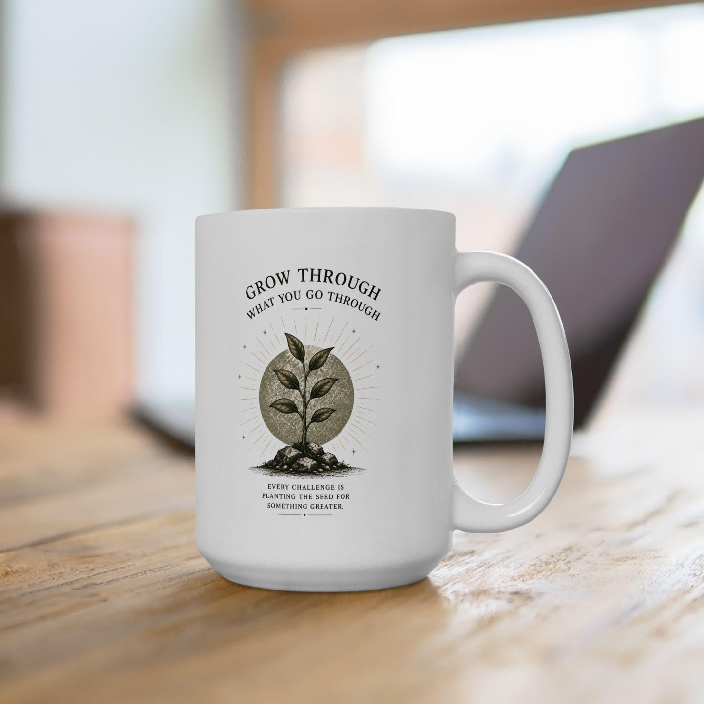 Celtic Moon Phases Mug | Celestial Mooncycle Ceramic Mug 11oz 15oz