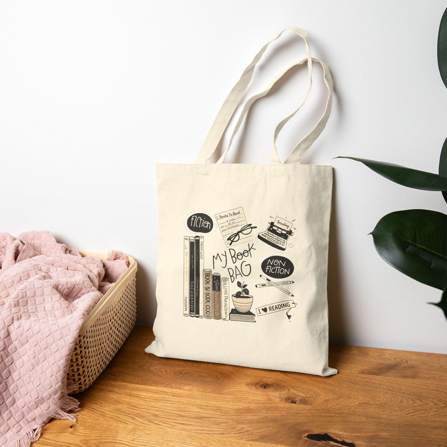 Cotton Canvas Tote Bag