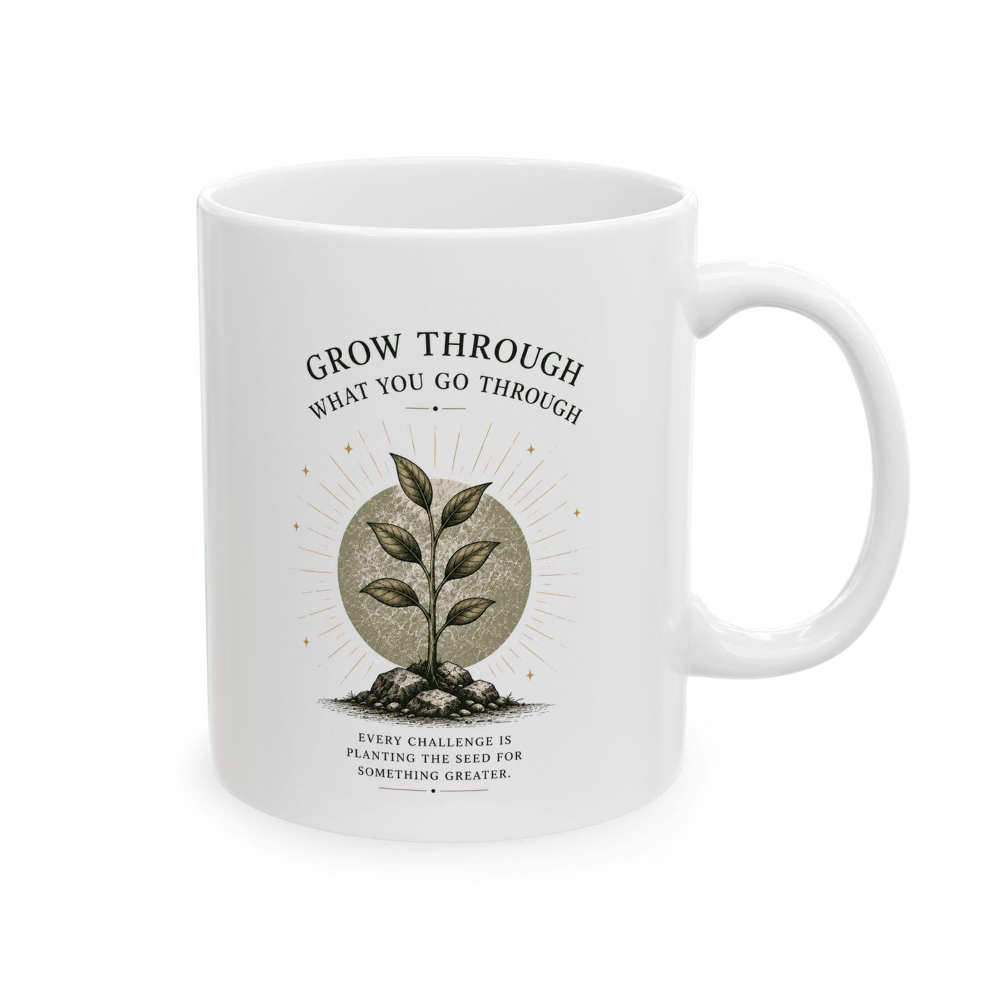 Celtic Moon Phases Mug | Celestial Mooncycle Ceramic Mug 11oz 15oz