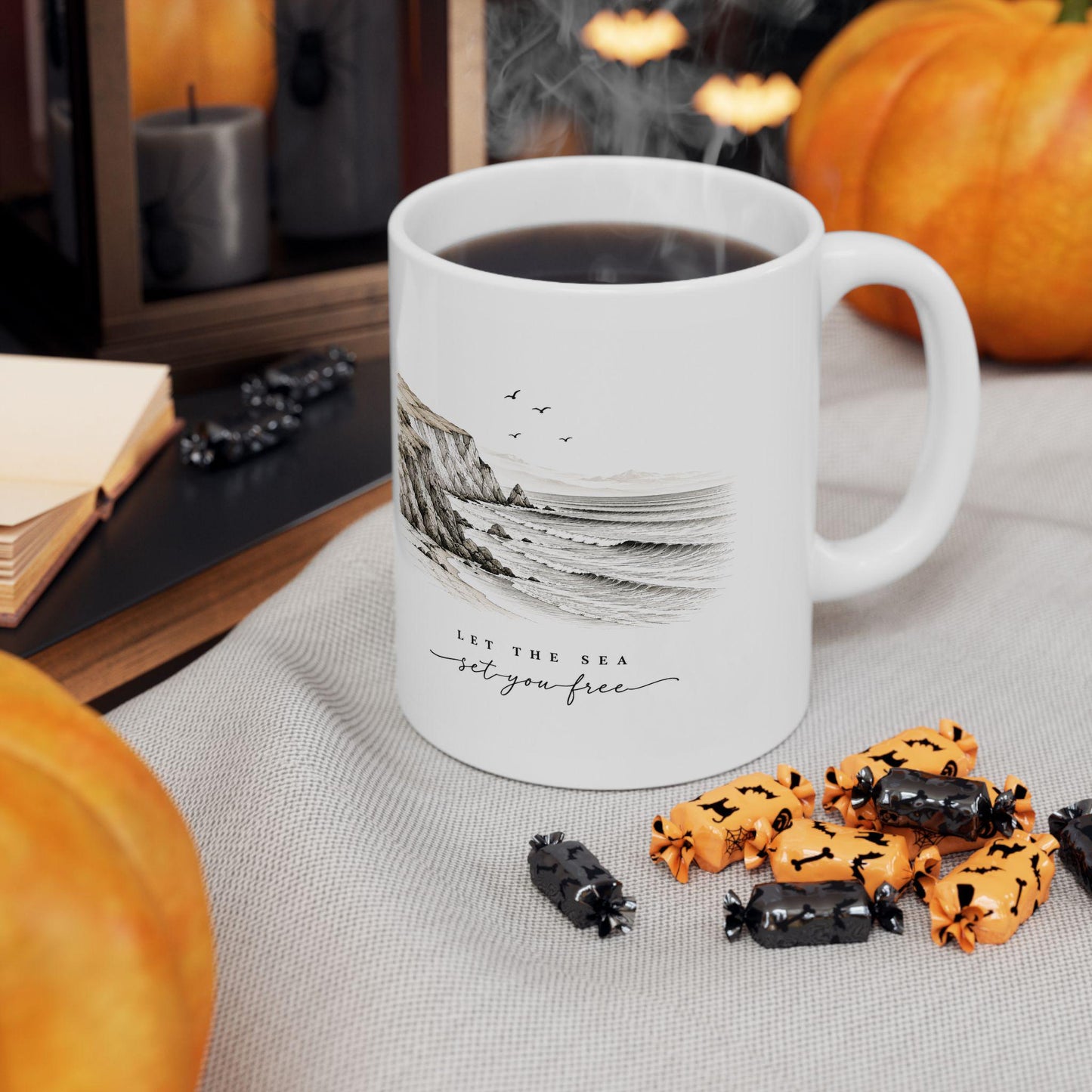 Let the Sea set you free Ceramic Mug
