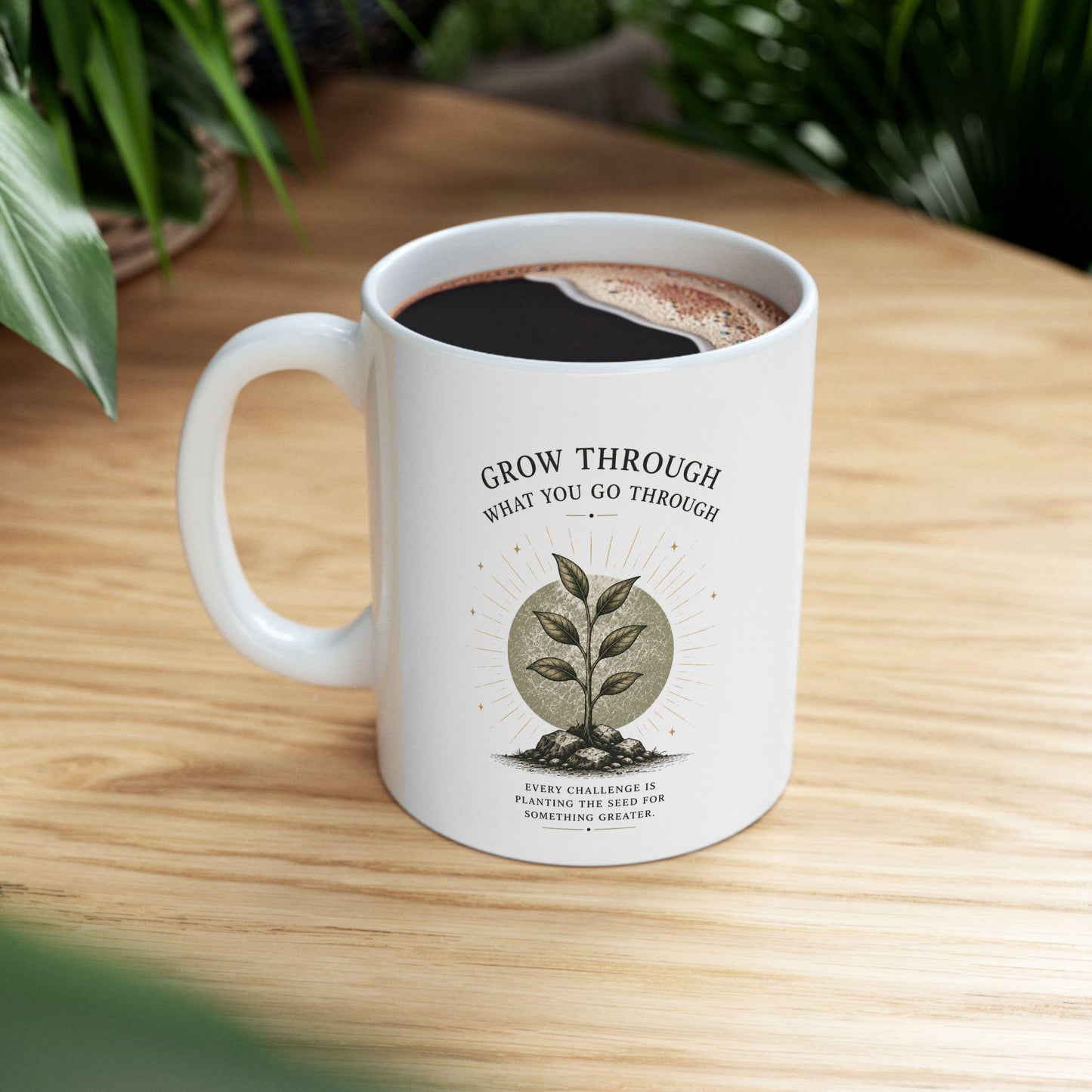 Celtic Moon Phases Mug | Celestial Mooncycle Ceramic Mug 11oz 15oz