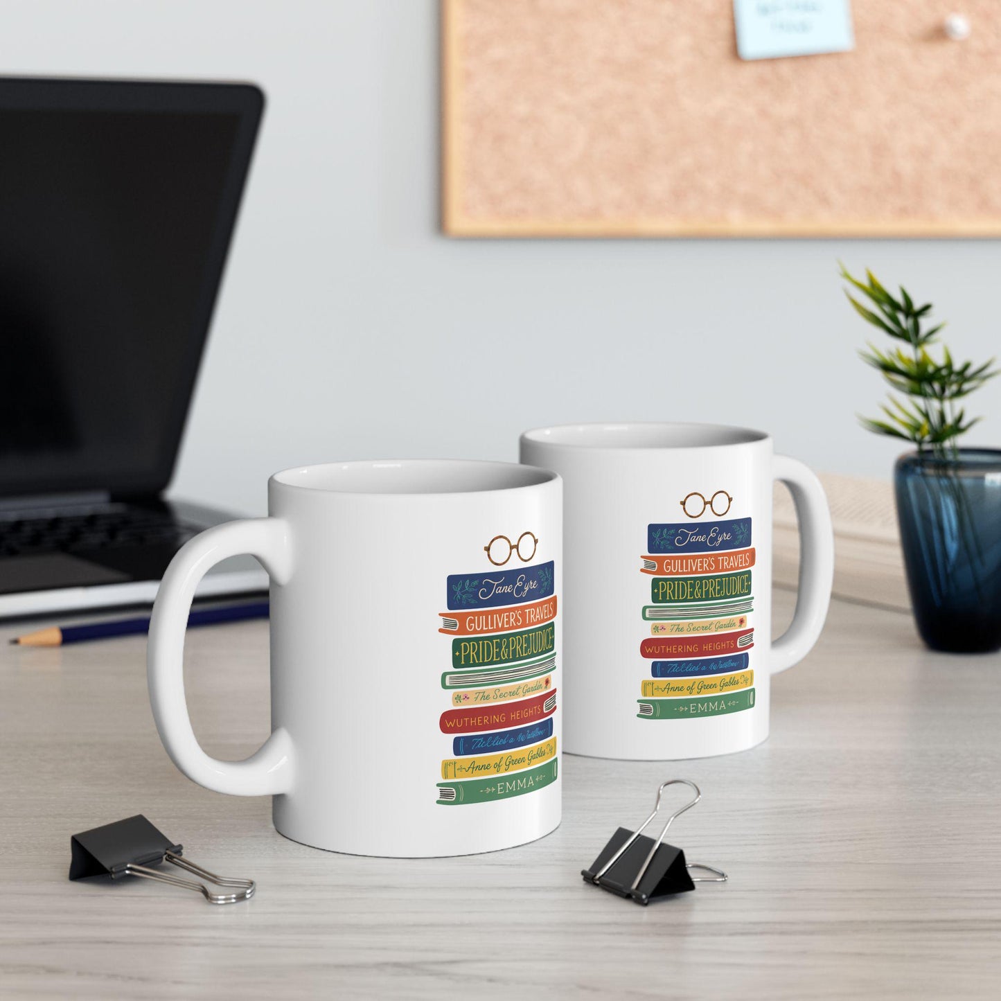 Booklovers Ceramic Mug, (11oz, 15oz)