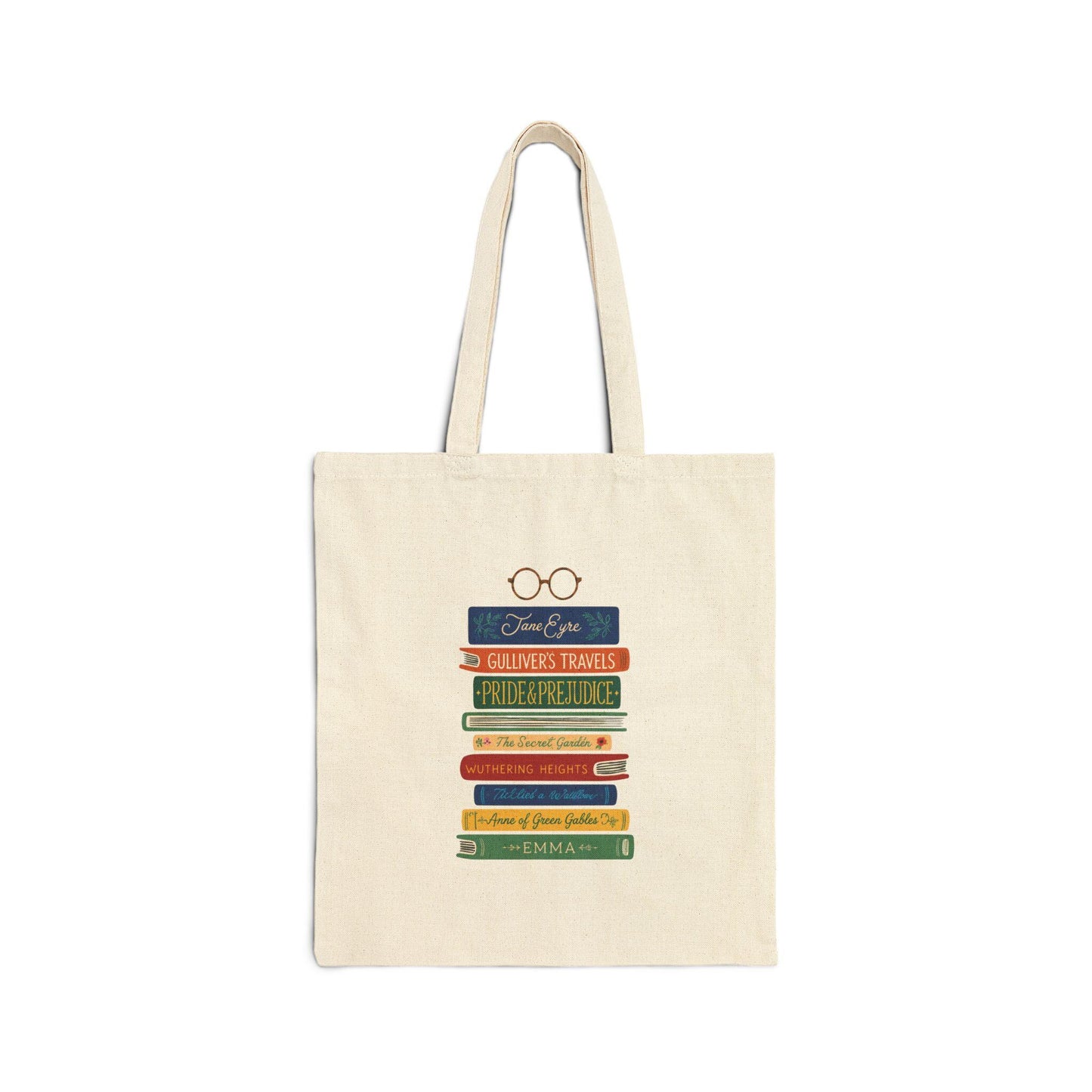 Booklover Cotton Canvas Tote Bag