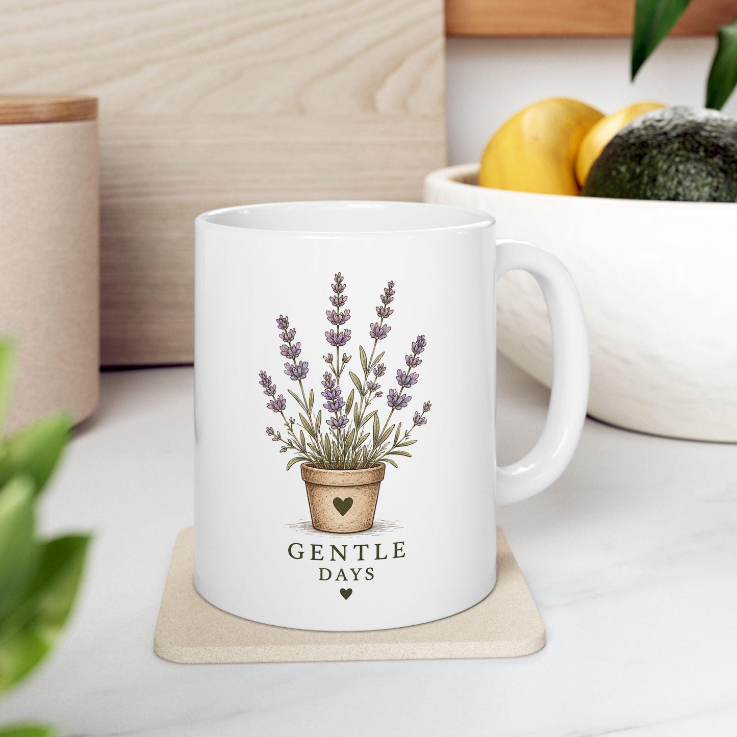 Gentle Days Ceramic Mug, (11oz, 15oz)
