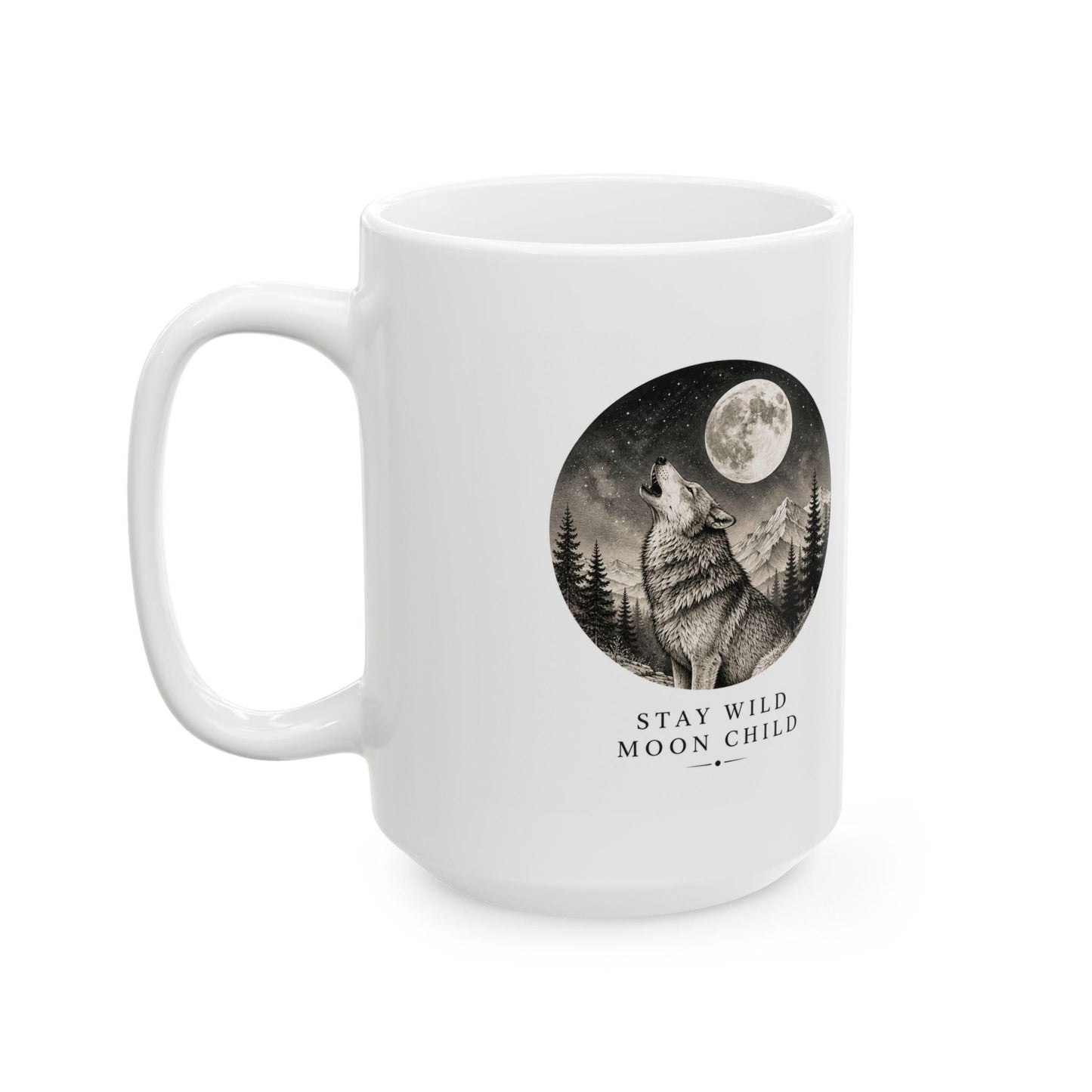 Stay Wild Moon Child Ceramic Mug