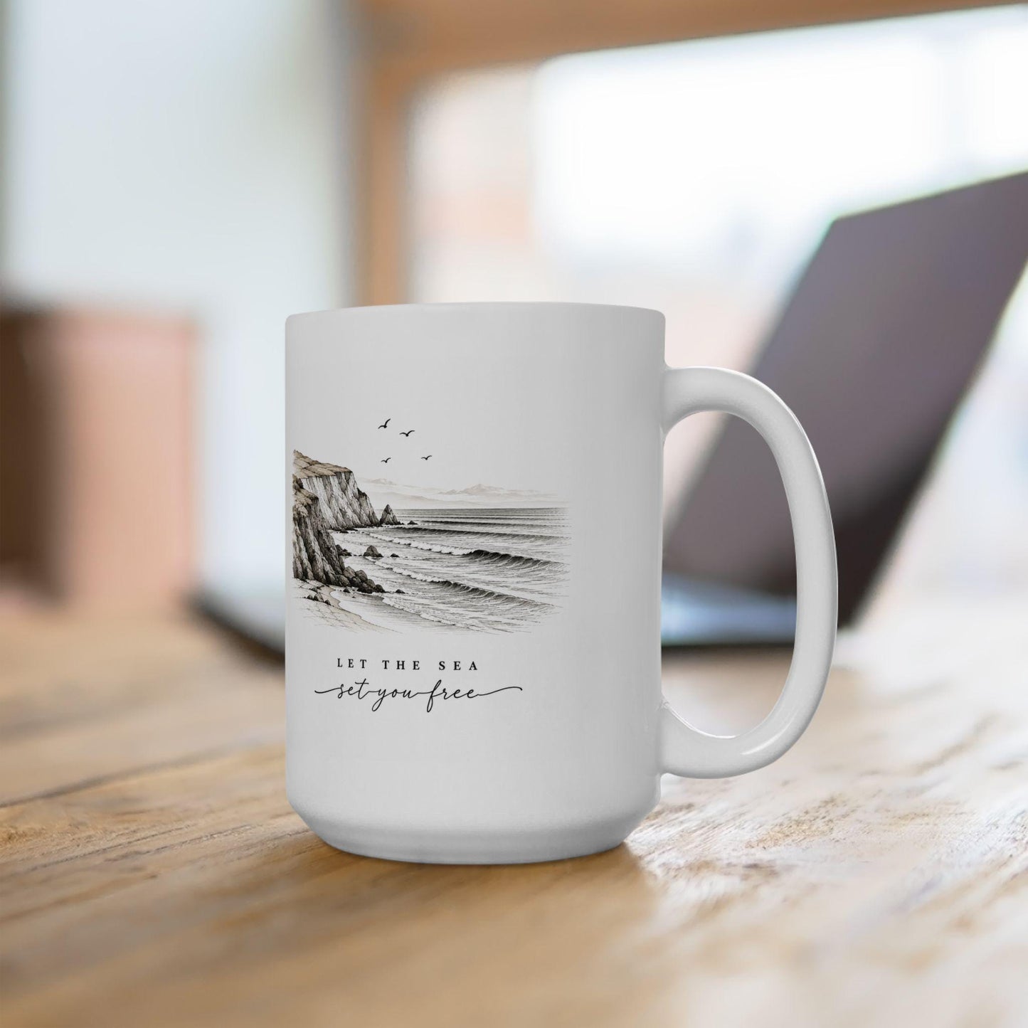 Let the Sea set you free Ceramic Mug