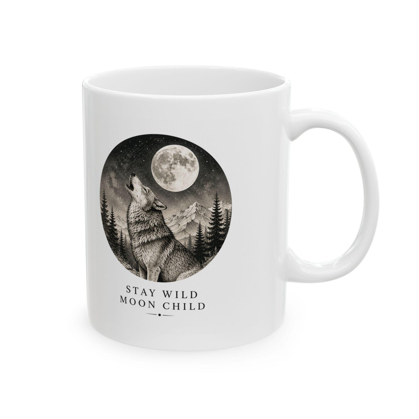 Stay Wild Moon Child Ceramic Mug