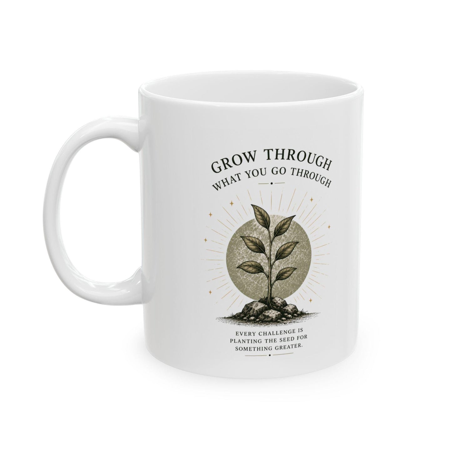 Celtic Moon Phases Mug | Celestial Mooncycle Ceramic Mug 11oz 15oz