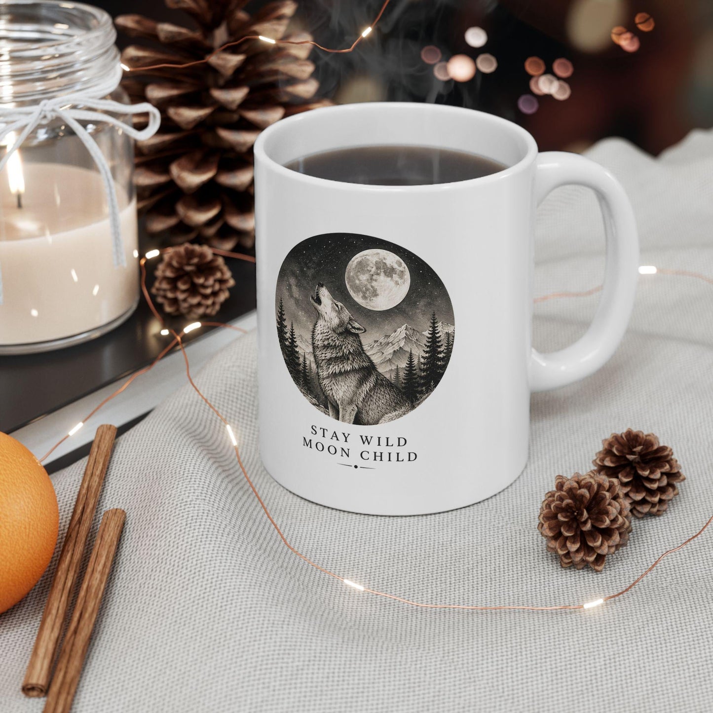 Stay Wild Moon Child Ceramic Mug