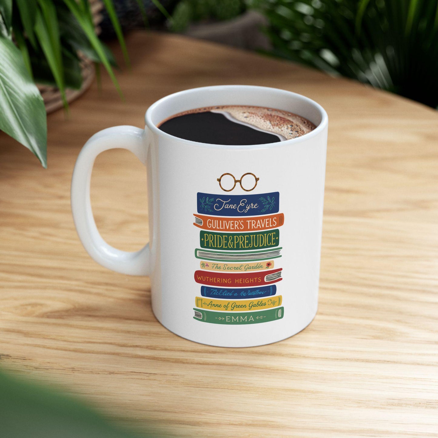 Booklovers Ceramic Mug, (11oz, 15oz)
